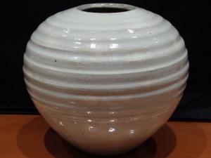 亀井清市　銅山窯　花瓶
