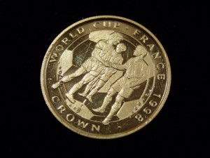 1998　ﾜｰﾙﾄﾞｶｯﾌﾟ金貨