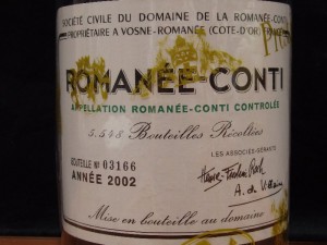 DRC　ロマネ・コンティ 2002年