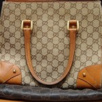 ☆theou(ｻﾞｵｳ)ﾏｰｻ21店☆★ﾌﾞﾗﾝﾄﾞ品高価買取中★☆GUCCI　GGｷｬﾝﾊﾞｽ　ﾊﾝﾄﾞﾊﾞｯｸﾞ　120895☆★岐阜・大垣・各務原・瑞穂・本巣・山県市