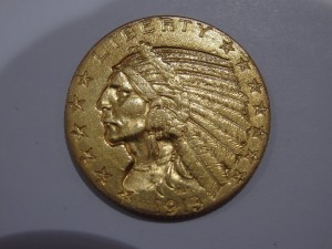 K21.6　ｲﾝﾃﾞｨｱﾝ金貨