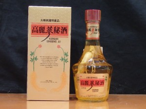 大韓民国特産品　高麗参秘酒　700ｍｌ