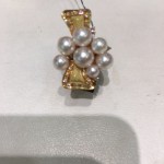 売　リユース　K18  パール　 ダイヤ　リング　0.16ｃｔ  theou （ザオウ）イオンモール姫路大津店にて販売☆ 他にも貴金属・ブランド品・中国酒・骨董品・コスメ製品・美容機器の買取も、 やってるよ☆　 ～姫路市・高砂市・加古川市・たつの市・太子町・英賀保・飾磨・網干・山崎・相生市・赤穂市～　