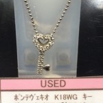 ★ポンテヴェキオ　K18WG　キー　ダイヤ　ネックレス　計D0.18ct★販売中♪　theou(ザオウ)　イオンモール姫路大津店　買取　販売　高価買取★兵庫県★姫路市・たつの市・相生市・赤穂市・太子町