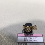 ☆リユースブランド/中古ブランドアクセサリー　Ｋ18　ダイヤ　リング　計Ｄ0.15ｃｔ　♯11　theou（ザオウ）イオンモール姫路大津店にて販売中☆　貴金属・ブランド品・洋酒・中国酒・骨董品・コスメの買取も、やってるよ☆　 ～姫路市・高砂市・加古川市・たつの市・太子町・英賀保・山崎・相生市・赤穂市～