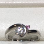 ♡♡♡販売　 買取　中古　リユース　ブランド　財布　貴金属　新入荷！　ＰＴ900　ダイヤ/ピンクトルマリン　　リング　D0.254CT　＃10　theou (ザオウ）　イオンモール姫路大津店にて販売中☆　　貴金属・ブランド品・洋酒・中国酒・骨董品・コスメの買取も、やってるよ☆　 ～姫路市・高砂市・加古川市・たつの市・太子町・英賀保・山崎・相生市・赤穂市～