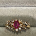 ♡♡♡販売　 買取　中古　リユース　ブランド　財布　貴金属　新入荷！　　Ｋ18　ルビー/ダイヤ　リング　Ｒ0.38/Ｄ0.38ｃｔ　＃12　theou (ザオウ）　イオンモール姫路大津店にて販売中☆　　貴金属・ブランド品・洋酒・中国酒・骨董品・コスメの買取も、やってるよ☆　 ～姫路市・高砂市・加古川市・たつの市・太子町・英賀保・山崎・相生市・赤穂市～