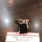 ☆リユースブランド/中古ブランド　アクセサリー　Pt900　ハートダイヤリング　D0.12ｃｔ　♯12　theou（ザオウ）イオンモール姫路大津店にて販売中☆　貴金属・ブランド品・洋酒・中国酒・骨董品・コスメの買取も、やってるよ☆　 ～姫路市・高砂市・加古川市・たつの市・太子町・英賀保・山崎・相生市・赤穂市～　