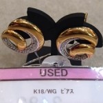 ★K18/WG　ピアス　18金　金★販売中♪　theou(ザオウ)　イオンモール姫路大津店　買取　販売　高価買取★兵庫県★姫路市・たつの市・相生市・赤穂市・太子町