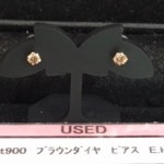 ★Pt900　ブラウンダイヤ　ピアス　プラチナ★販売中♪　theou(ザオウ)　イオンモール姫路大津店　買取　販売　高価買取★兵庫県★姫路市・たつの市・相生市・赤穂市・太子町