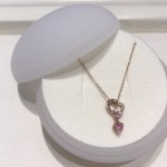 ♪リユースブランド　アクセサリー　4℃　ピンクトルマリンk18　　ダイヤネックレス♪theou（ザオウ）イオンモール姫路大津店にて販売中♪　貴金属・ブランド品・洋酒・中国酒・骨董品・コスメの買取も、やってるよ☆　 ～姫路市・高砂市・加古川市・たつの市・太子町・英賀保・山崎・相生市・赤穂市～