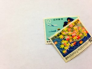 切手50円バラ