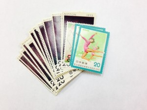 切手20円バラ