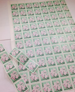 52円切手バラ