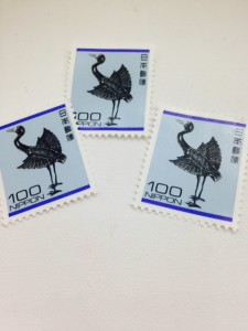 100円切手バラ