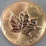 *ゴールドコイン　カナダメイプルリーフ金貨　エリザベス女王*　1OZ　999.9フォーナイン　《佐賀市、小城市、多久市》