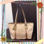 GUCCI【グッチ】ウェビングライン GGキャンバストートバッグ 137396 販売中!!theou（ザオウ）十和田店☆八戸市・むつ市・六戸町・十和田市・野辺地町～